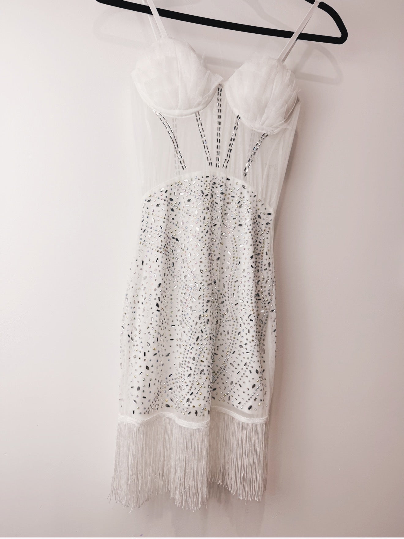 12th Tribe Crystal Fringe Dress