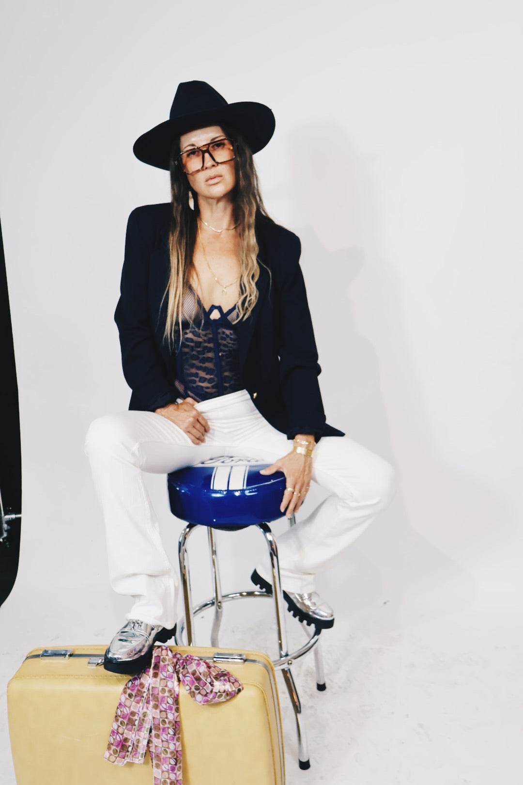 Liz Claiborne Navy Blue Blazer