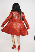 Authentic Red Leather Jacket