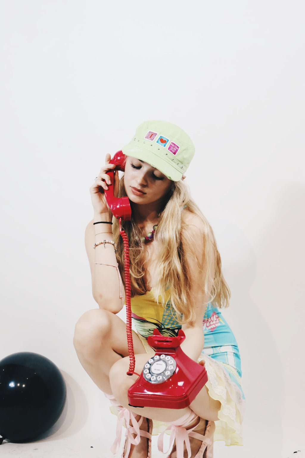 Bronx Zoo Hat + Pink Platform Heels Set