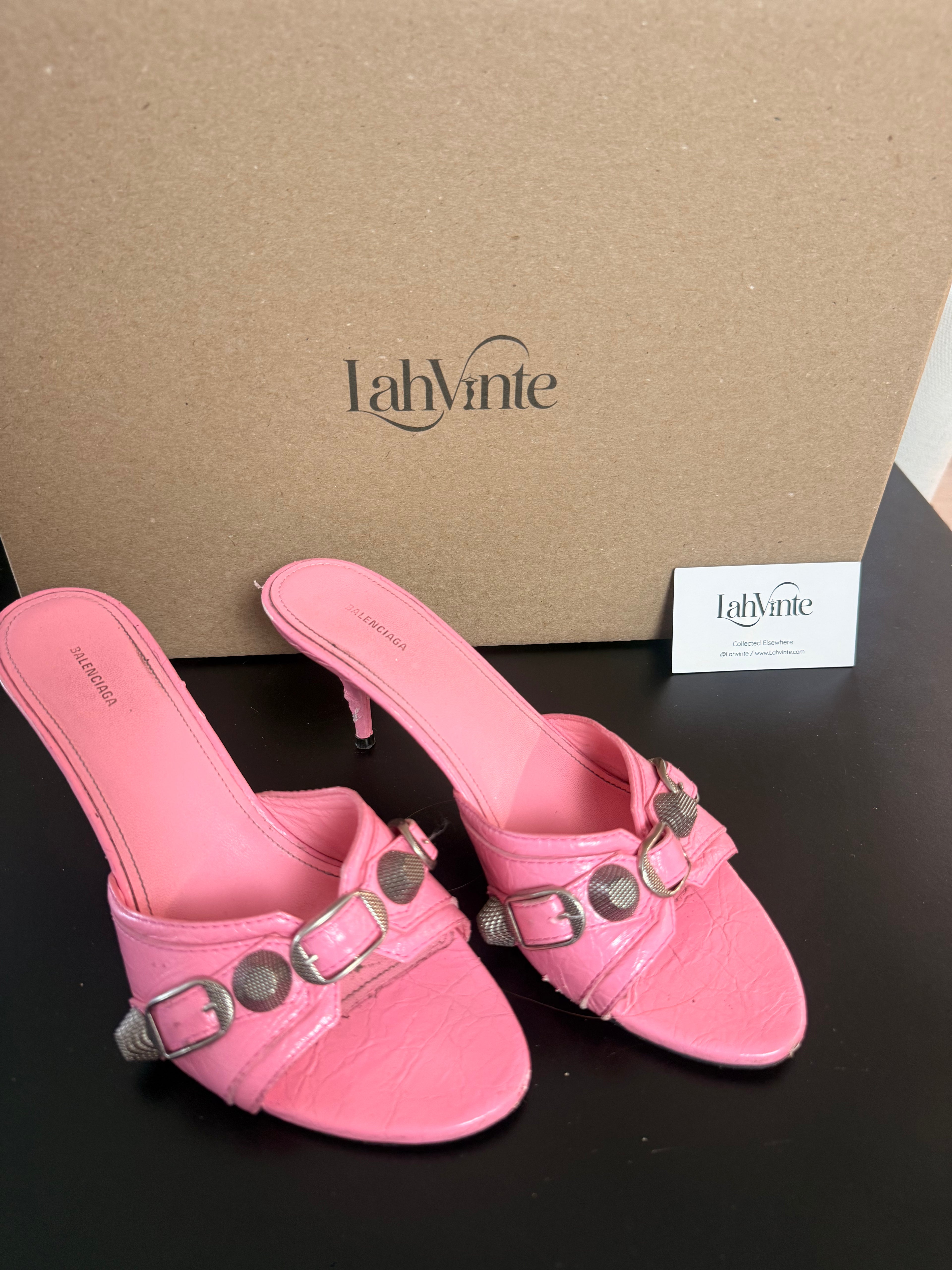 Vintage Pink Balenciaga Heels